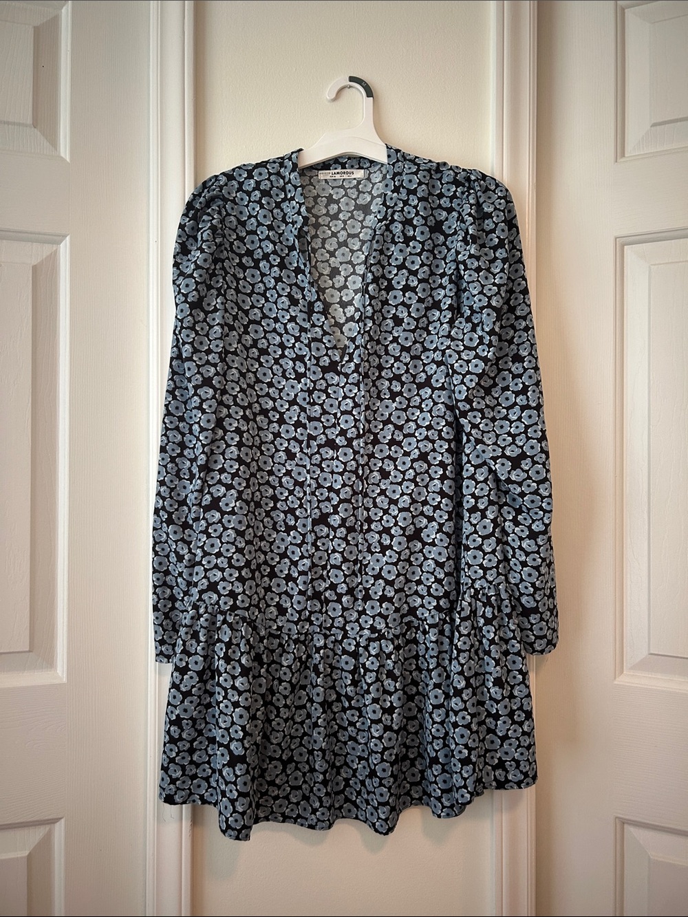 Anthro Drop Waste Dress